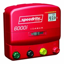 Speedrite 6000i Energizer 60 Mile Fence Charger. AC/DC Powered Includes Remote! 