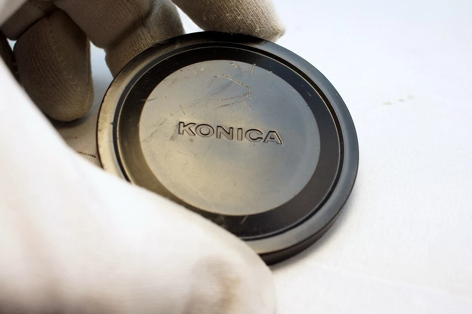 57mm ID Front CAP for 55mm rim KONICA AR - Japan slip on type Genuine Black - Image 2 of 4