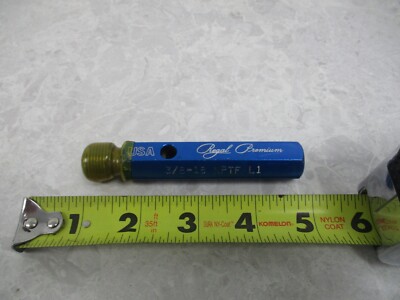 REGAL PREMIUM 3/8-18 NPTF L1 THREAD PLUG GAGE PIPE THREAD, V0465