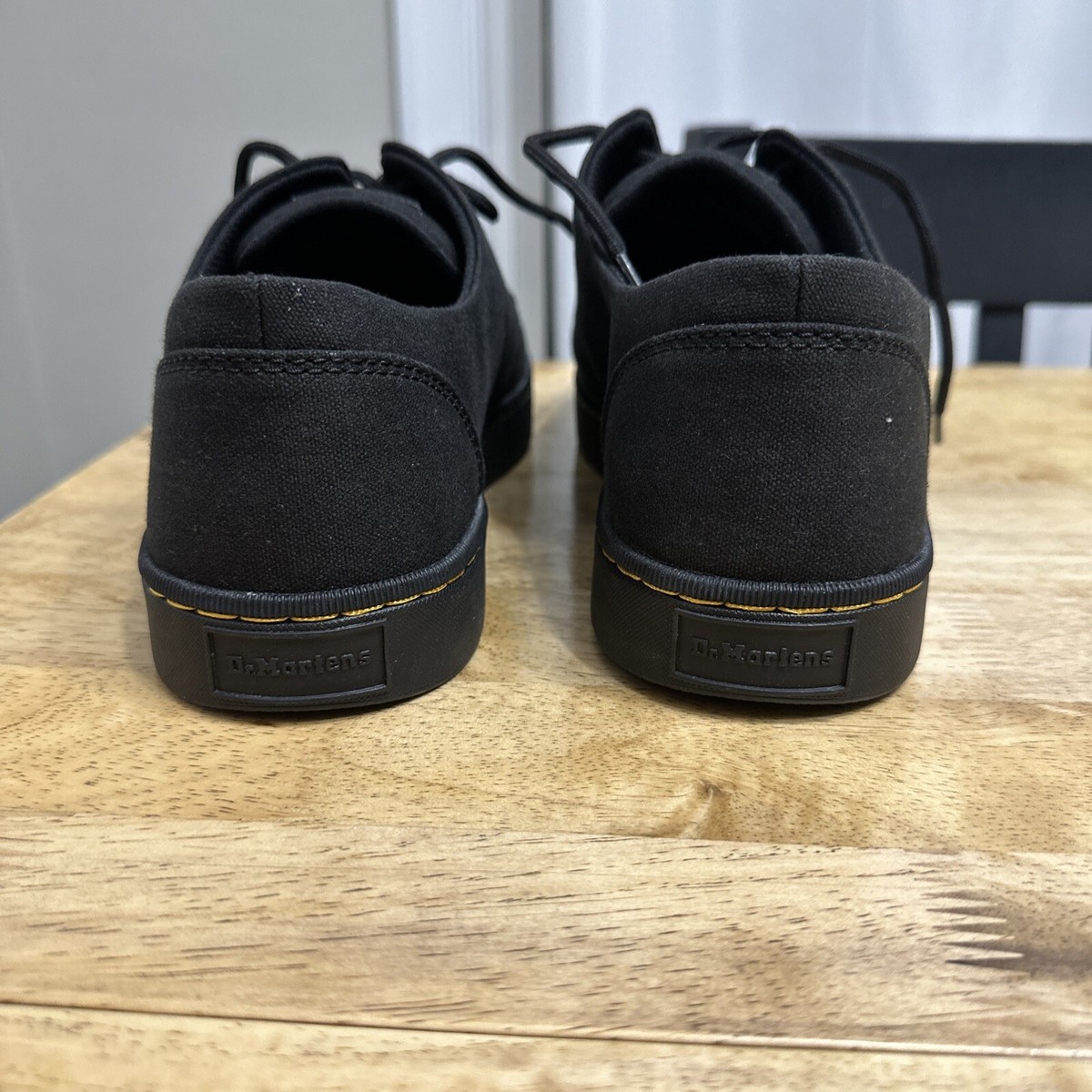 Men's Size 13- Dr Martens Men's Shoes Cairo Lo Black Canvas