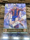 ? RONALDO 1997 CARD MUNDICROMO BARCELONA Trofeo Pichici MINT ?