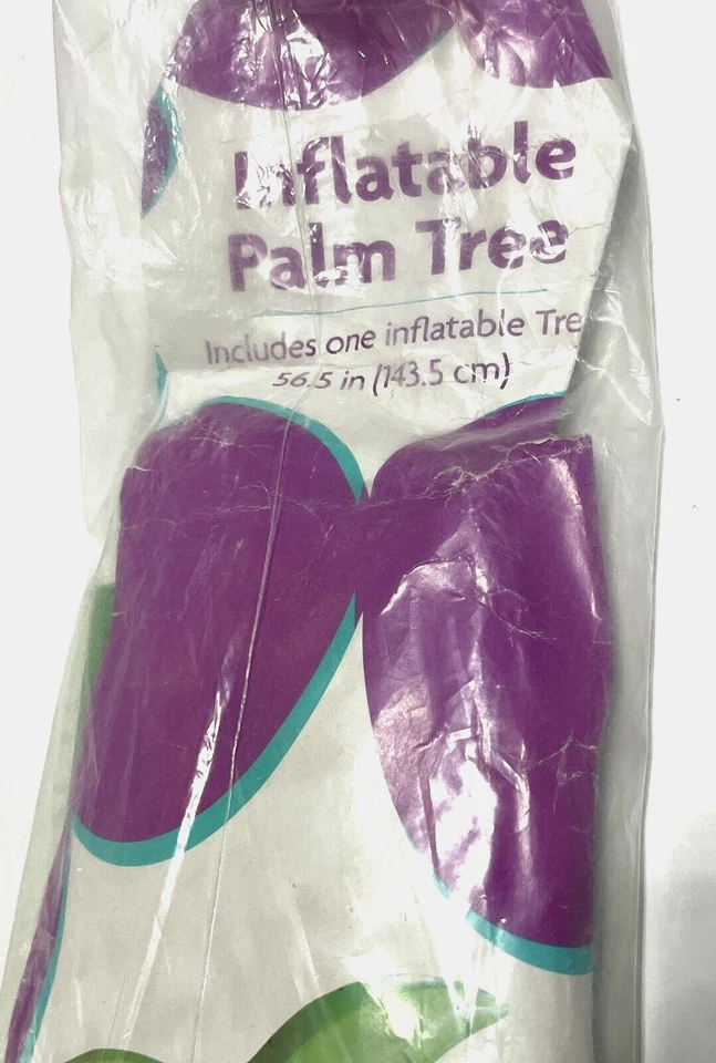 PALMERA INFLABLE 56,5 pulgadas Luau Fiesta Playa Piscina NUEVO SELLADO Foto 4 de 4