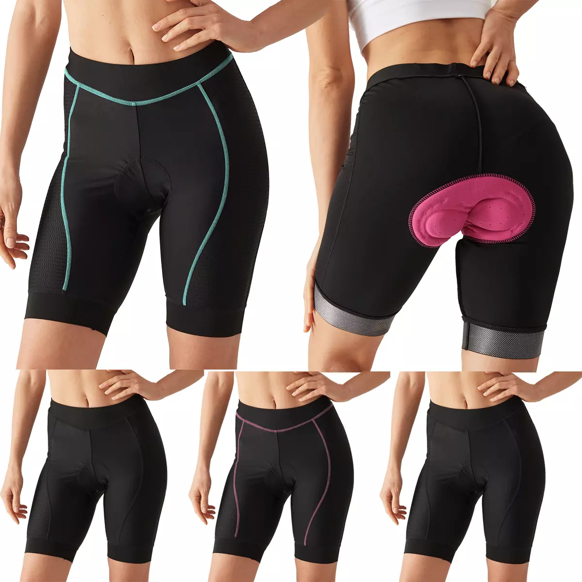 Ladies gel best sale padded cycling shorts