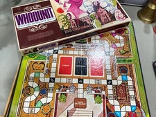 VINTAGE 1972 Whodunit Mystery Detective Game 100% Complete Selchow & Richter Co.