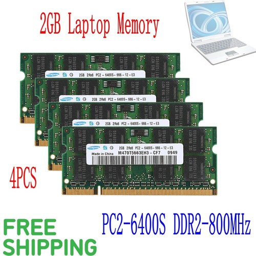 16GB 8GB 4GB 2GB PC2-6400S PC2-5300S PC2-4200S Laptop RAM Memory Samsung LOT - Picture 14 of 27