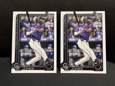 (2) 2025 Topps Greg Jones  RC #36 Rockies