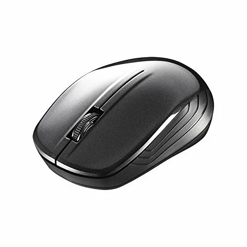 BUFFALO radio (2.4 GHz) Blue LED mouse 3 button black BSMBW105BK - Image 2 of 4