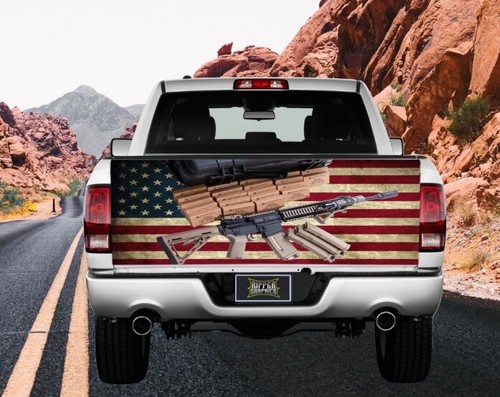 American Flag Tailgate Wrap Bald Eagle Wraps For Trucks Wrap Vinyl Car