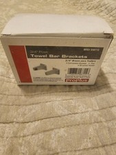 Manufacturer Varies Towel Bar Brackets,Metal,3/4 in H 16155 Manufacturer Varies