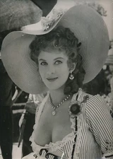 Myriam Bru 1954 - Actress Tournade Film "Manon" - PR 1144