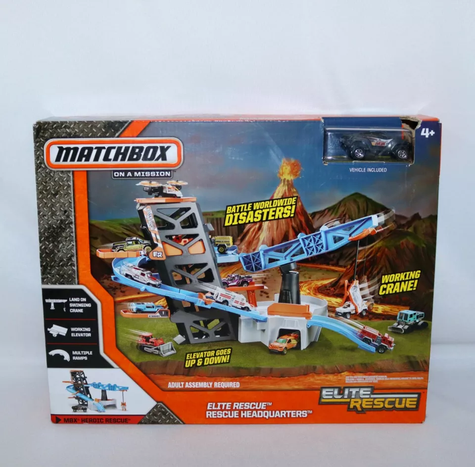 Matchbox On A Mission ~ Elite Rescue Headquarters PlaySet MB Explorers 2015 SIOB - Image 3 of 4