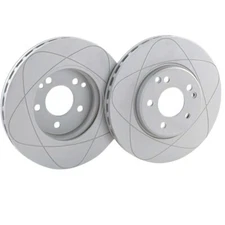 Front Slotted Disc Brake Rotors fits Chevrolet Astro, GMC Safari 90-02; RWD