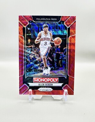 2024-25 Panini Prizm Monopoly Basketball #LEG1 (Red Wave Prizm