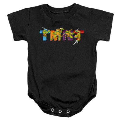 TEENAGE MUTANT NINJA TURTLES Licensed Infant Baby Snapsuit 6 12 18 24 Months
