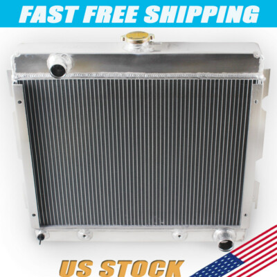 Fit 1970-1972 Dodge Dart/Plymouth Duster Valiant V8 Small Block 3-ROWS Radiator