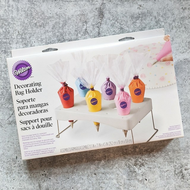 DECORATING BAG HOLDER CAKE TOOLS ORGANIZE ICING BAGS STAND BAKING