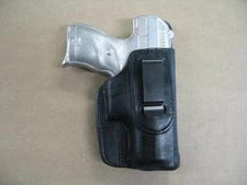 High Point 380 IWB Leather In The Waistband Concealed Carry Holster CCW BLACK RH