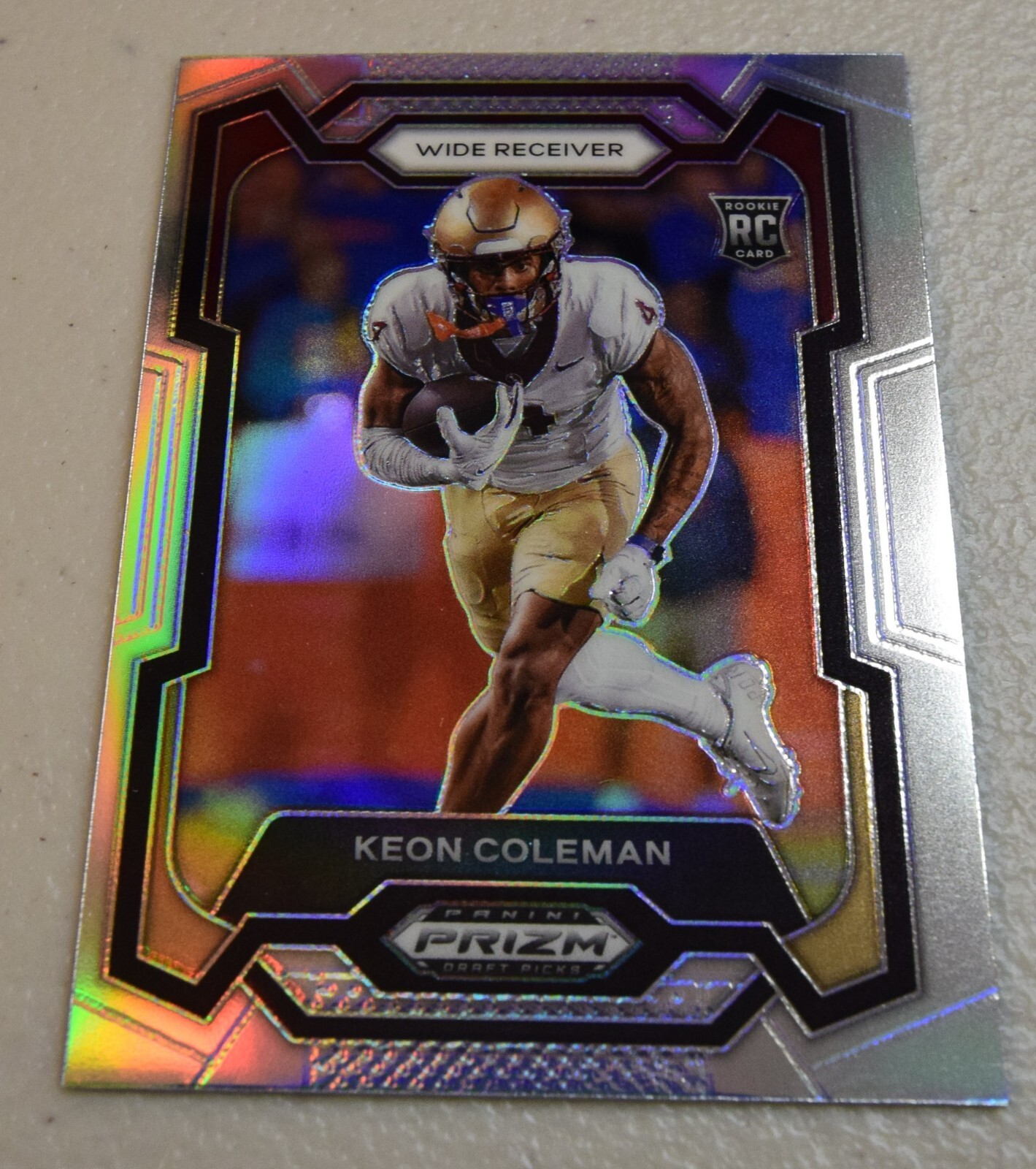 2024 Panini Prizm Draft Picks #120 KEON COLEMAN Silver Refractor