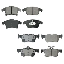 Akebono ProACT Front and Rear Ceramic Brake Pads Kit for Ford Fusion Lincoln MKZ