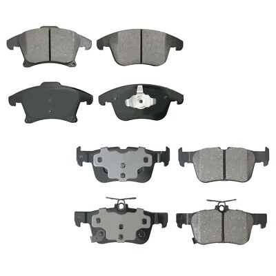 Akebono ProACT Front and Rear Ceramic Brake Pads Kit for Ford Fusion Lincoln MKZ