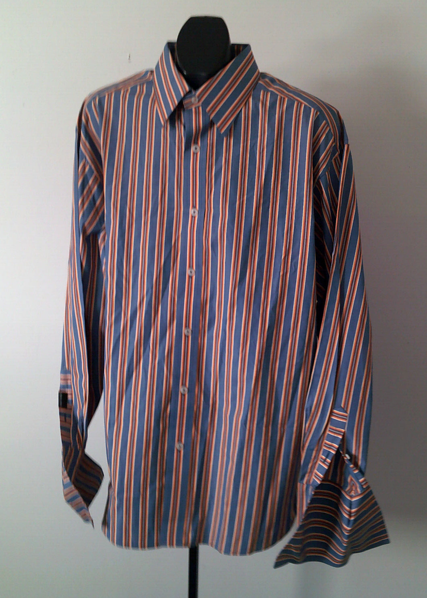 sean john dress shirts french cuff Sean John Mens French Cuff Strip Button Up Dress Shirt