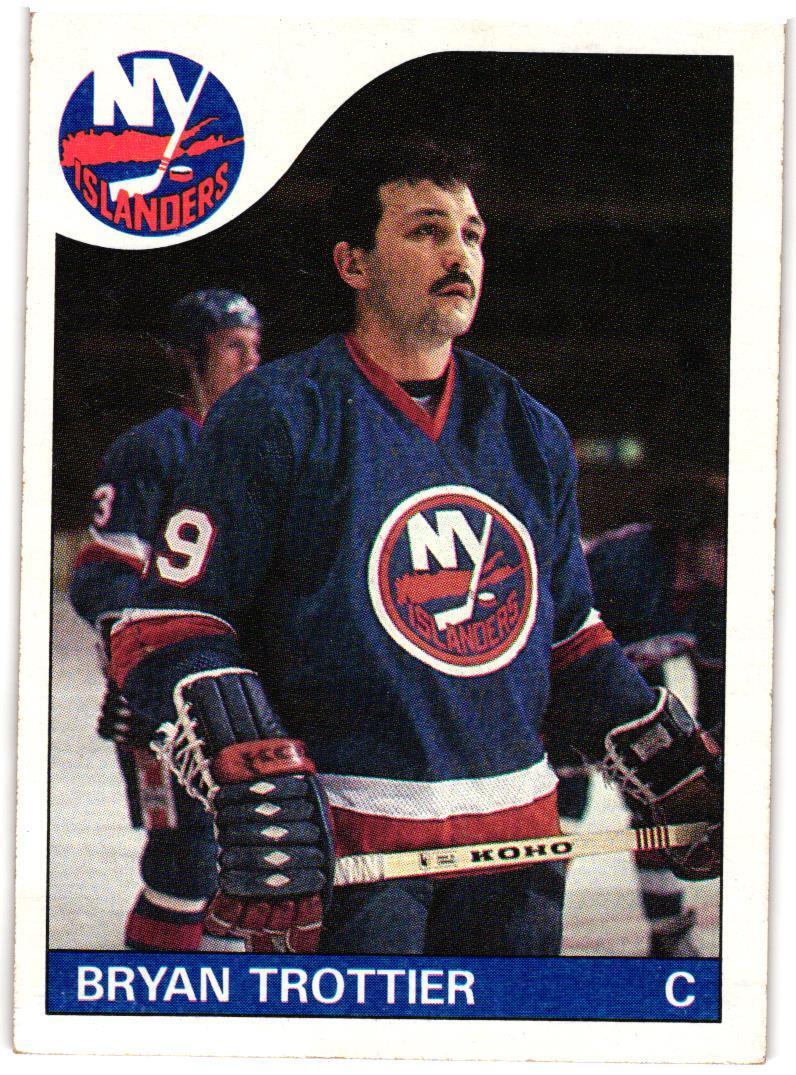 Bryan Trottier #60 Hockey Cards 1985 Topps trading card — raw and PSA graded price guide