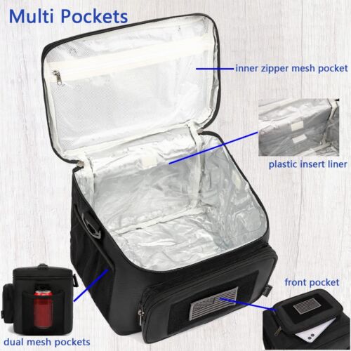 Tactical Lunch Bag Large Insulated Lunch Box Cooler Tote for Men, Women with ... - Picture 5 of 8