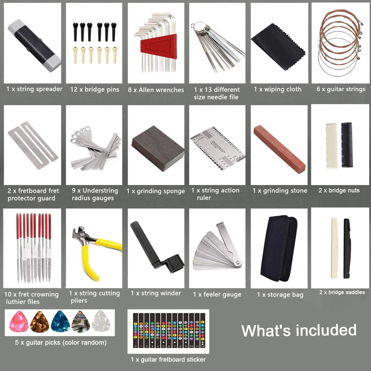 Guitar 2024 string organizer