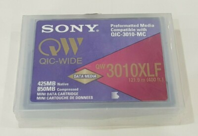 Sony QIC-Wide QW3010XLF Mini Data Cartridge 425MB/850MB - NEU