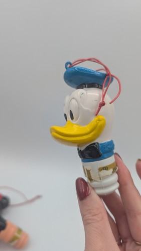 Set di 3 Topper Vintage 1976 Disney Candy Tube Topolino Pippo Paperino - Foto 10 di 12