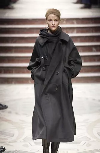 Yohji Yamamoto Pour Femme AW02 Oversized Melton Coat Size 2 | eBay