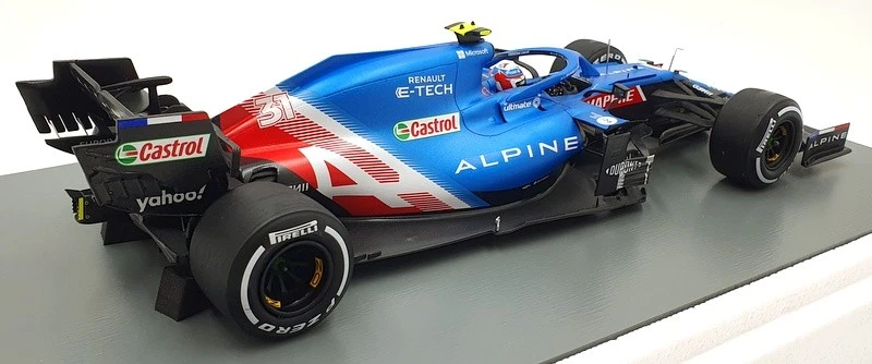 Spark escala 1/18 18S600 - Alpine A521 F1 #31 Hungría 2021 E.Ocon Foto 2 de 4