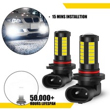 Auxito 2x 6000k 9145 White H10 9140 9005 9045 Led Fog Light Bulb Conversion Kit