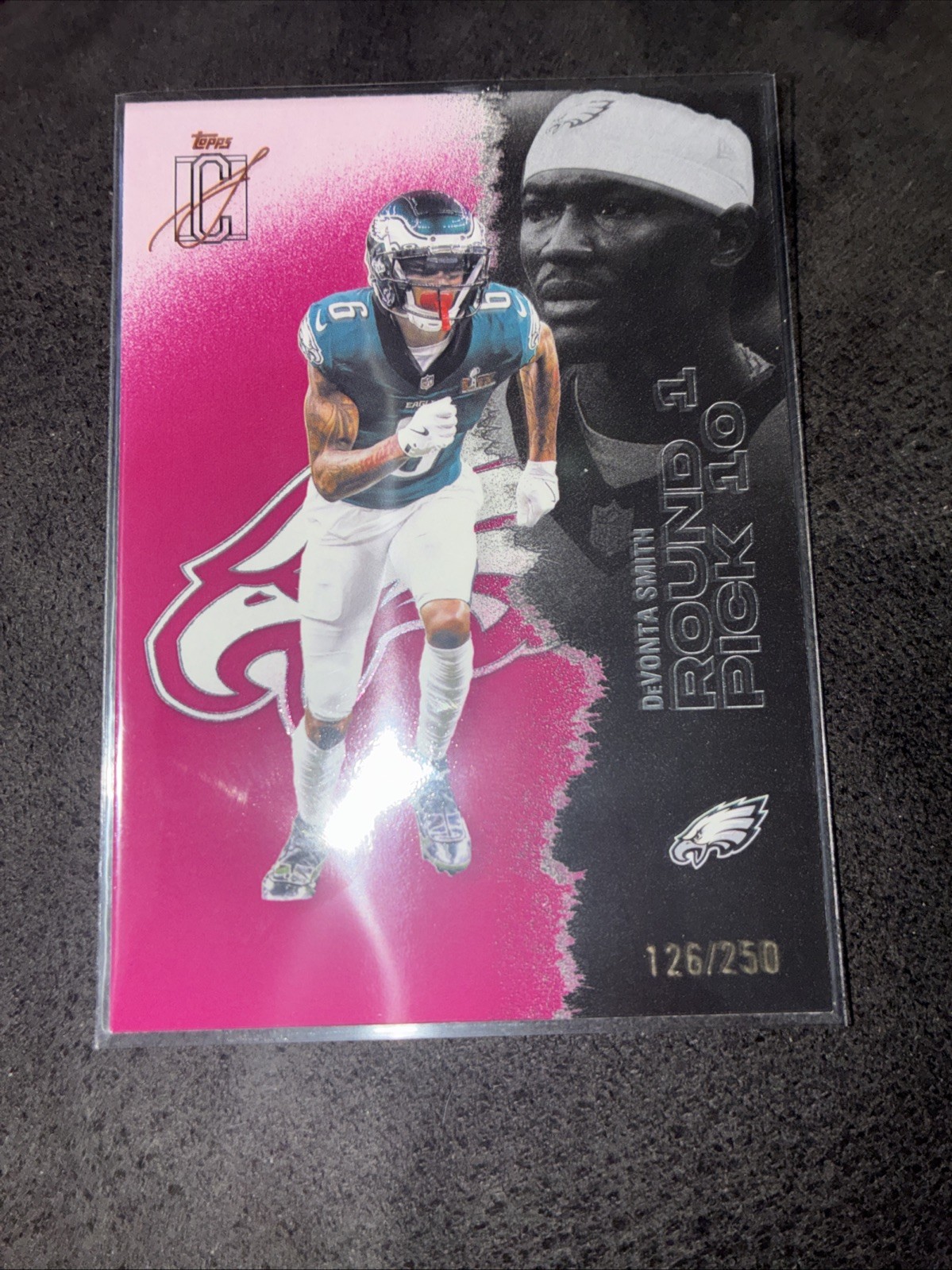 🔥Devonta Smith Topps Signature Class #94 Pink Parallel Numbered 126/250🔥