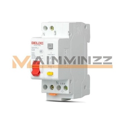 1PCS NEW Delixi Air-Switch Circuit Breaker DZ47PLE 1P+N 6-40A #jd