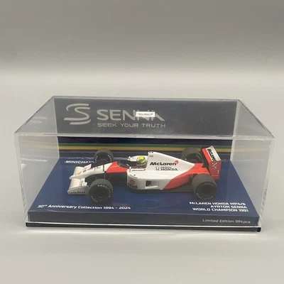 Minichamps F1 1:43 McLaren Honda MP4/6 Ayrton Senna World Champion 1991 Lim. - Bild 1 von 4