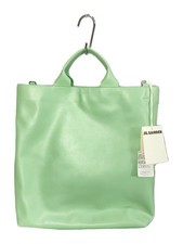 JIL SANDER Tote Bag Leather Blue Plain J27WC0...