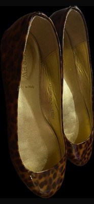 J.CREW Women's Shoes Size 5.5 Leather Upper Made In Italy