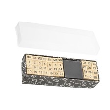 40Pcs Rubber Stamps Number Weekly Wooden Stamp with Ink Pad