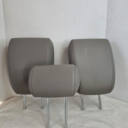 🖤11-17 Honda Odyssey Headrest Set 3rd Row Rear LH RH Center Leather Grey OEM