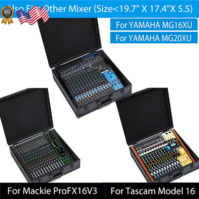 Mixer Case for Yamaha MG16XU/ MG20XU | Protective Hard Shell