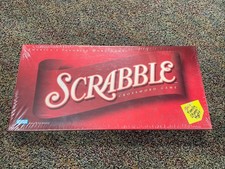 Vintage 2001 Hasbro Scrabble Crossword Board Game NEW Sealed USA Made Parker Bro