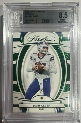 2022 Panini Flawless - Josh Allen #5 Emerald /5