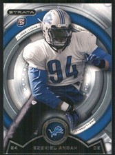 2013 Topps Strata #112 Ezekiel Ansah Detroit Lions Football Card 35780