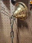Vintage Antique Brass Hanging Ceiling Light — photo 8