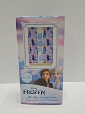Disney Frozen Snow Flake Magic Room Window Curtains Drapes Set, 82 x 63 in NEW