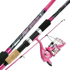 Okuma Fin Chaser 'X” Series Fishing Rod Combo - 6’0”/ 183cm  (Pink)
