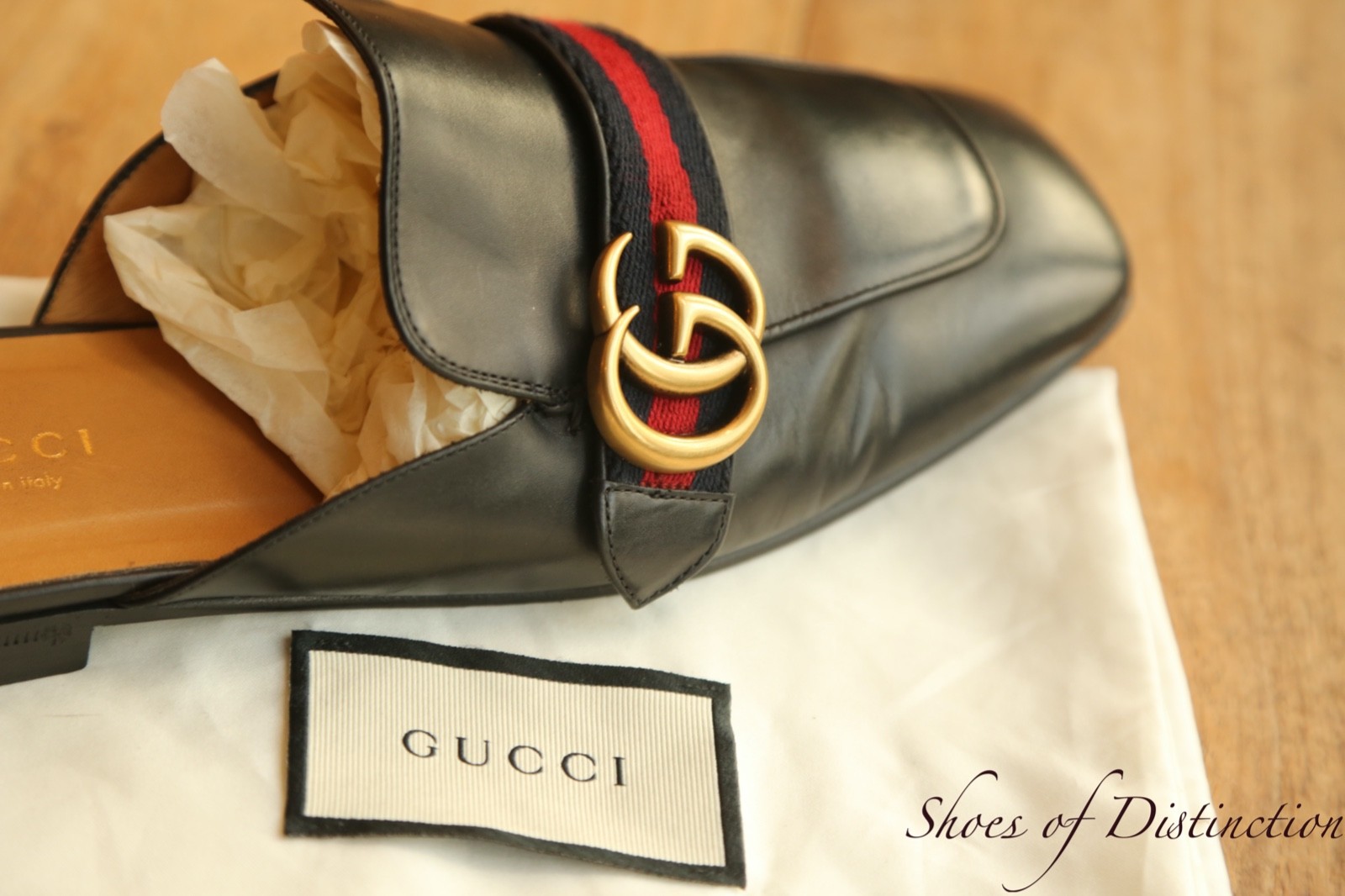 Gucci Princetown Black Brass GG Bit Loafers Shoes Flats Ladies UK 6 US 9 EU 39