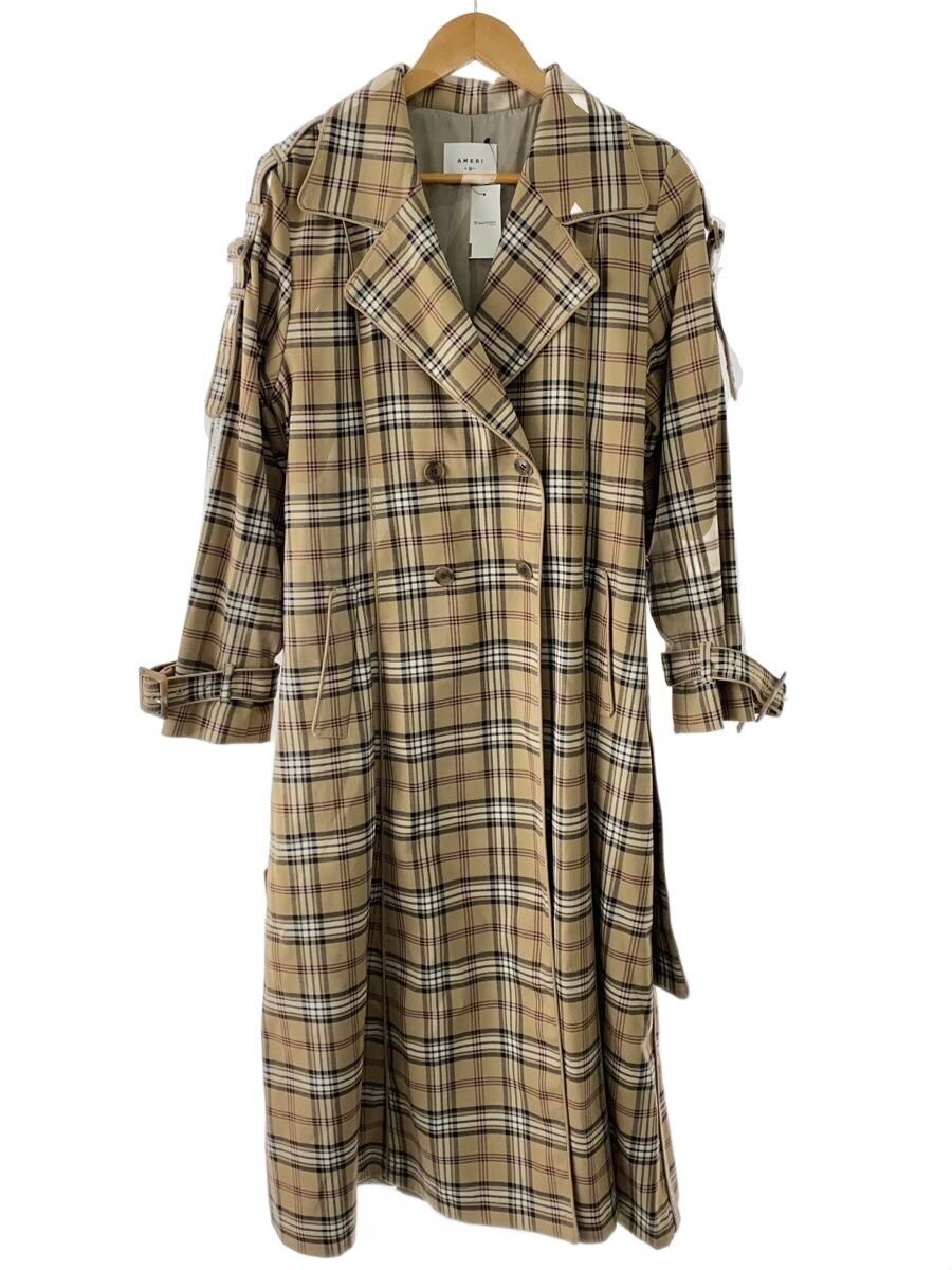 Ameri Trench Coat/M/Polyester/Cml/Check 7732 - image 1