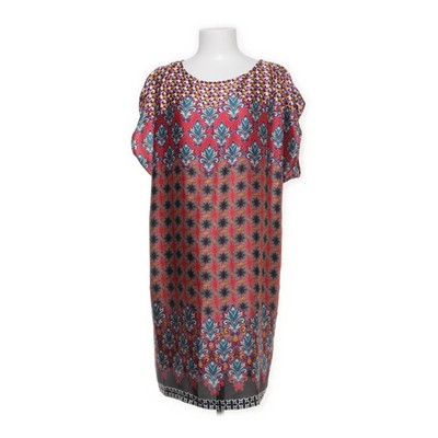 Sisley, Kaftan, Größe: M, Rot/Mehrfarbig, Polyester, Medaillon, Damen #Dyw
